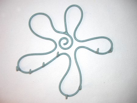 ORGANIZADOR DE COLLARES-LLAVES FLOR